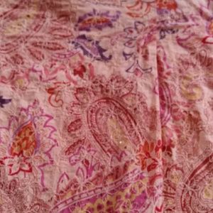 Style & Co Skirts - Peach print cotton A-line skirt Style & Co Skirts - Peach print cotton A-line skirt